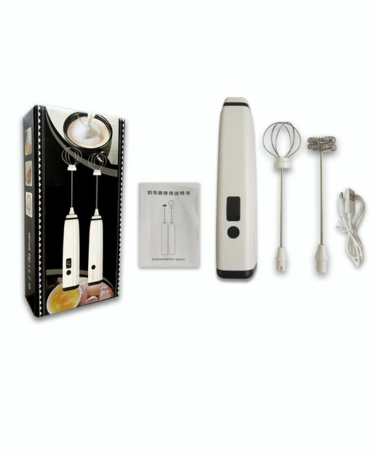 Electric Coffee/Milk Frother with 2 Whisks