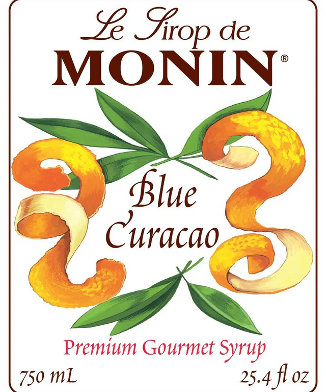 Monin Blue Curacao Syrup 750ml