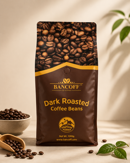 Dark Roasted Coffee Beans 1000g